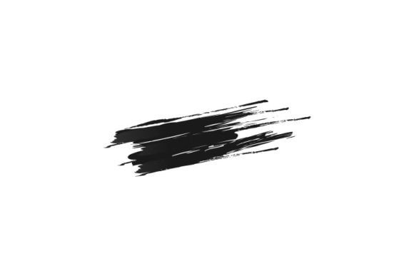Black Watercolor Brush Splash Decorative: A Versatile Design Element for Print and Digital Projects