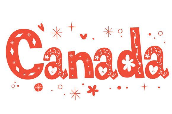 Canada Text Decorative Lettering Type: A Creative Tool for Designers