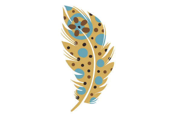 Cute Decorative Feather with Fluffy Texture Design