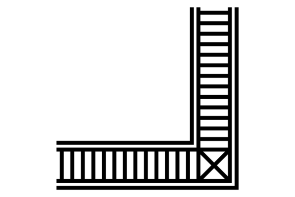 Decorative Corner Elements: The Geometric Retro Line Border and Its Modern Appeal