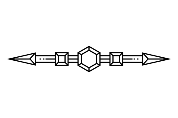 Decorative Geometric Header. Vintage Div