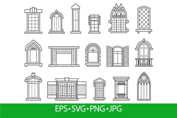 Decorative Line Vintage Windows: A Stylish Addition to Architectural Design