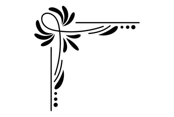 Decorative Ornate Shape for Creative Projects
