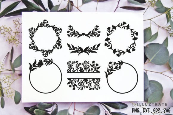 Decorative SVG Cut Files Wreath Fern: Elevate Your Crafting Projects with Elegance