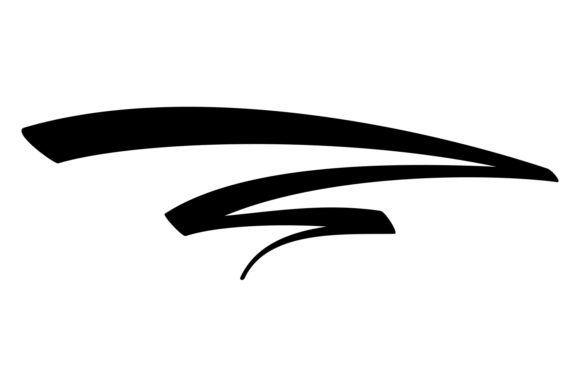 Enhancing Aesthetics and Brand Identity with Black Decorative Underline Calligraphy