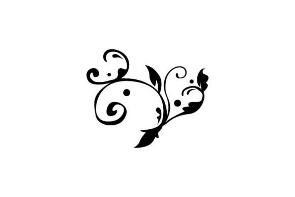 Floral Ornate Decorative Vintage Art