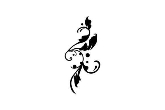 Floral Ornate Decorative Vintage Clipart: Timeless Elegance for Design Projects