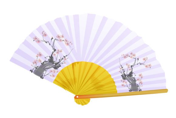 Japanese Decorative Folding Hand Fan: A Blend of Tradition and Modern Design