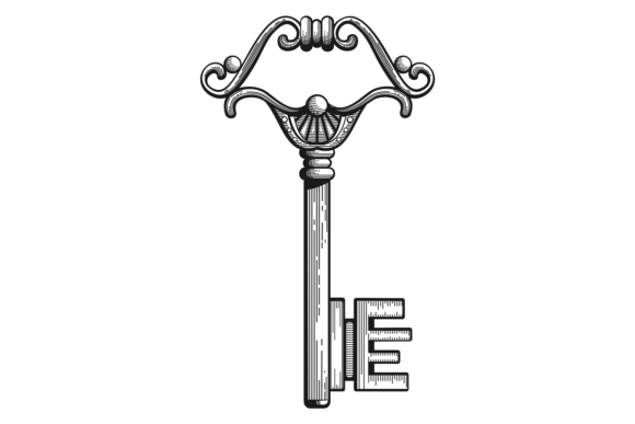 Medieval Key: Vintage Decorative Safety for Timeless Design