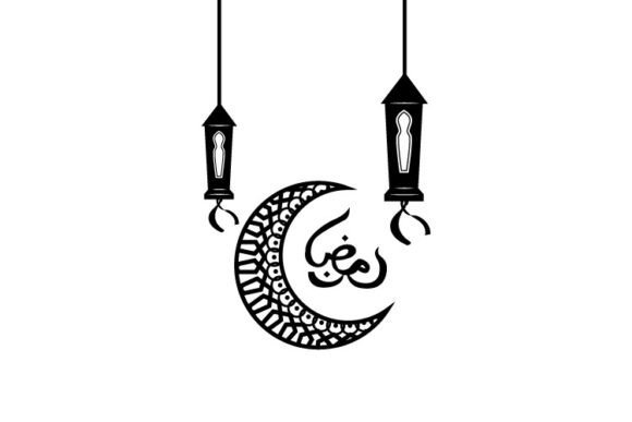Ramadan Kareem Decorative Moon: A Versatile Design Element for Creative Professionals