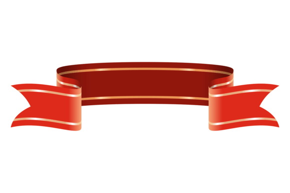 Red Ribbon Label Banner. Decorative Prem: A Versatile Design Element for Professional and Creative Workflows