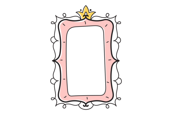 Royal Mirror Frame: The Timeless Appeal of Decorative Hand Drawn Designs