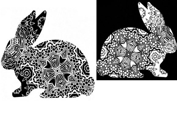 Set of 6 Decorative Bunnies Cut Files: A Versatile Resource for Creative Projects