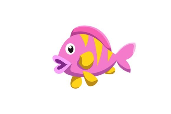 Summer Decorative Fish Cute Stock Icons: A Versatile Design Resource for Creative Projects