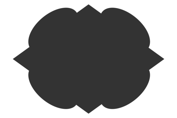 Vintage Black Frame Decorative Label B: A Timeless Design Element for Modern Creativity