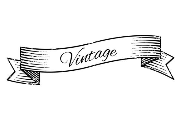 Vintage Decorative Ribbon Banner: A Timeless Design Element for Modern Projects