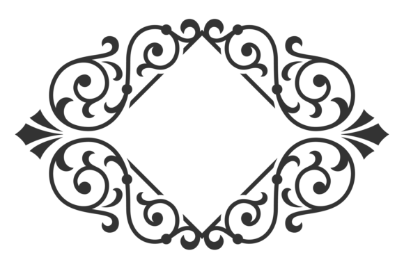 Vintage Ornate Frame: A Timeless Decorative Flourish for Modern Design